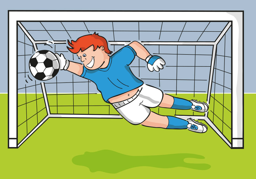 starke freunde spielen fussball