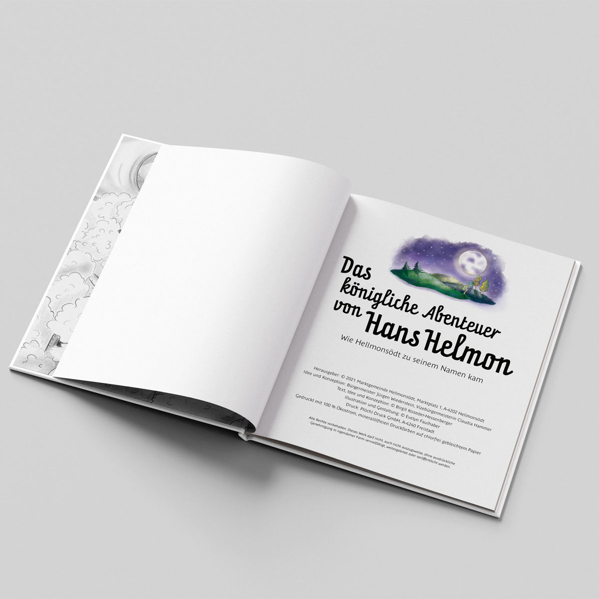Kinderbuch für eine Gemeinde zum Festhalten der Entstehungsgeschichte