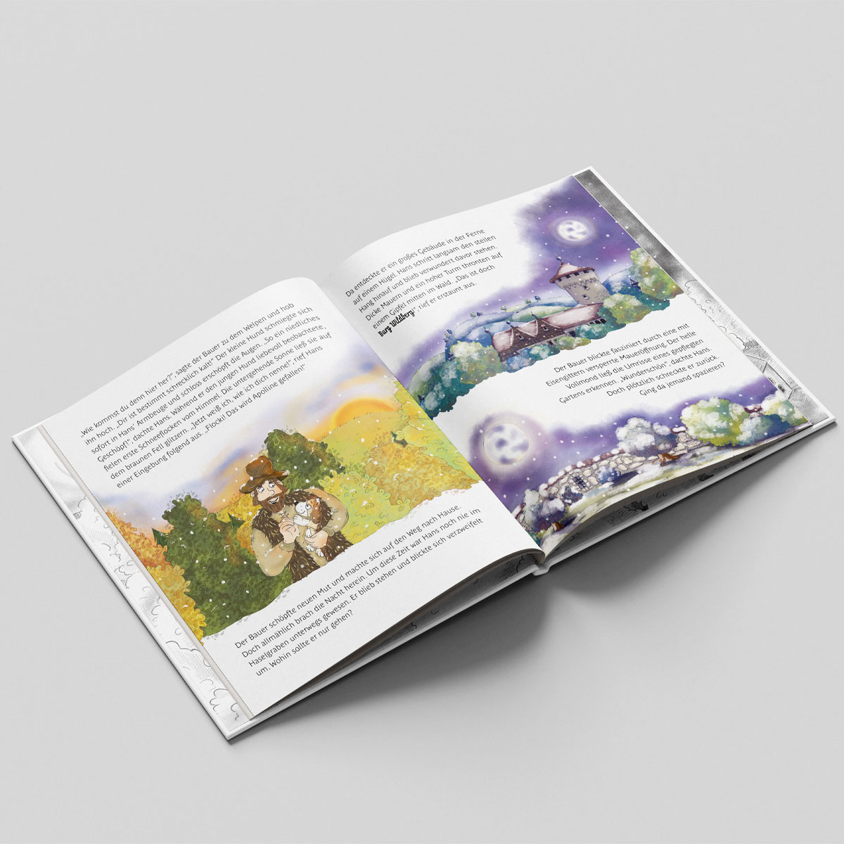 Kinderbuch für eine Gemeinde zum Festhalten der Entstehungsgeschichte