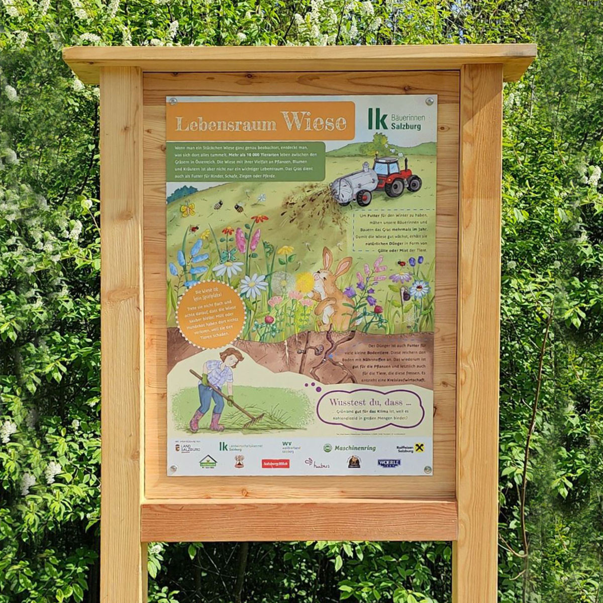 Landwirtschaftlicher Themenweg mit Schautafeln